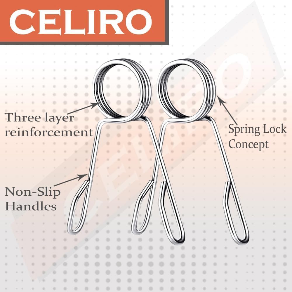 Steel Spring Locks for 28MM Bars Pack of 6 Spring Locks